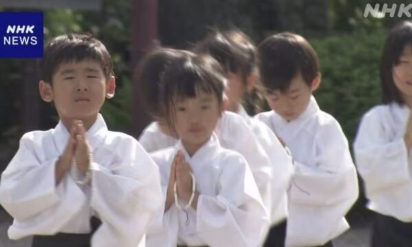 Preschoolers in Japan’s Nara Prefecture get taste of Buddhist priests’ life
