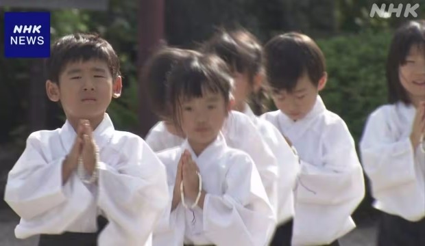Preschoolers in Japan’s Nara Prefecture get taste of Buddhist priests’ life